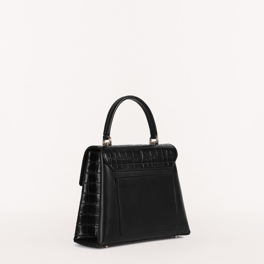 Women's Furla 1927 S Tote Bags Black | 73180ZMYB