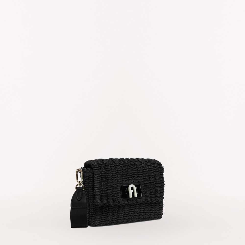 Women's Furla 1927 Soft Mini Bags Black | 16348CMDU