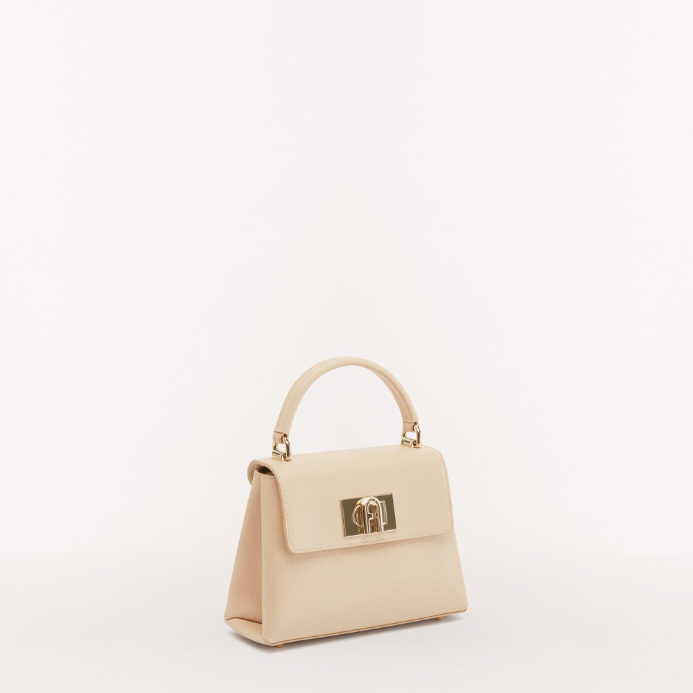 Women's Furla 1927 Top Handles Beige | 70219BQZJ