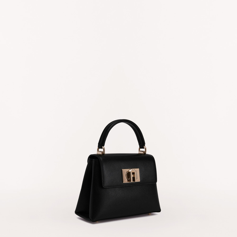 Women's Furla 1927 Top Handles Black | 19356UEQC