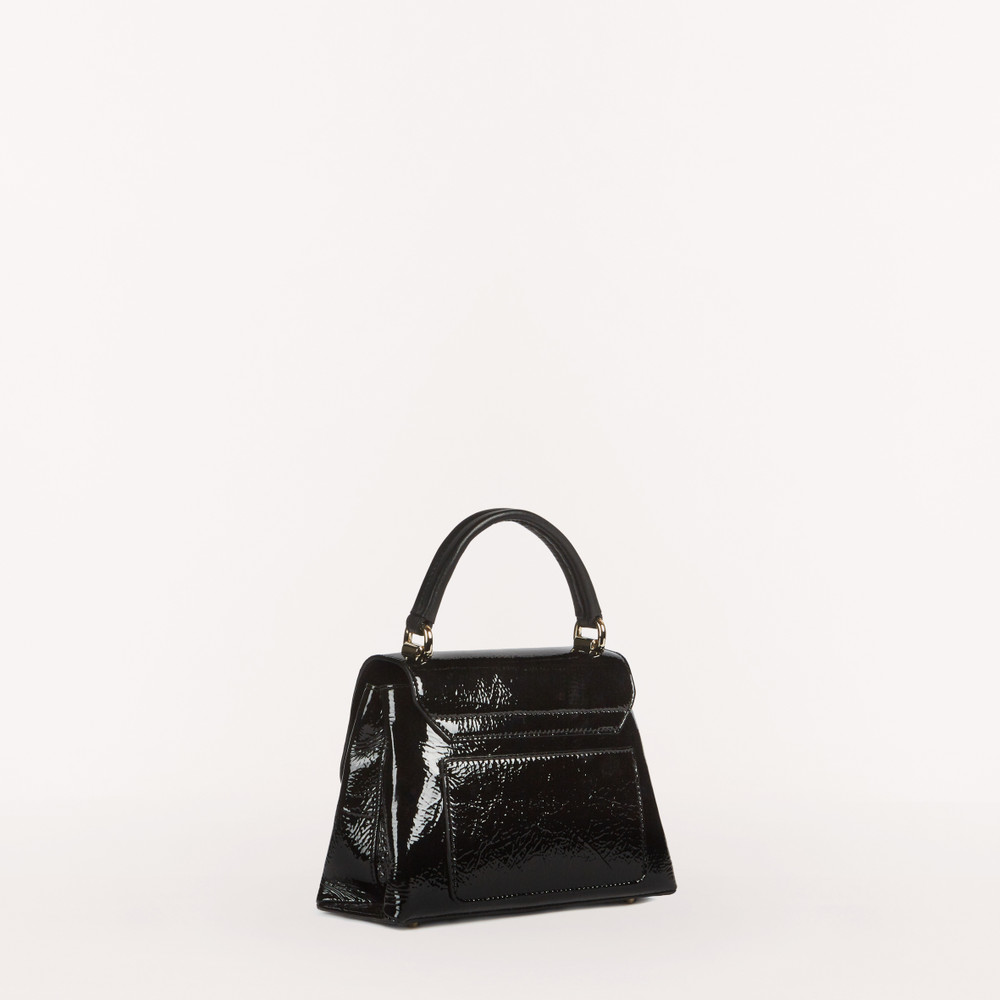 Women's Furla 1927 Top Handles Black | 80596UJGI