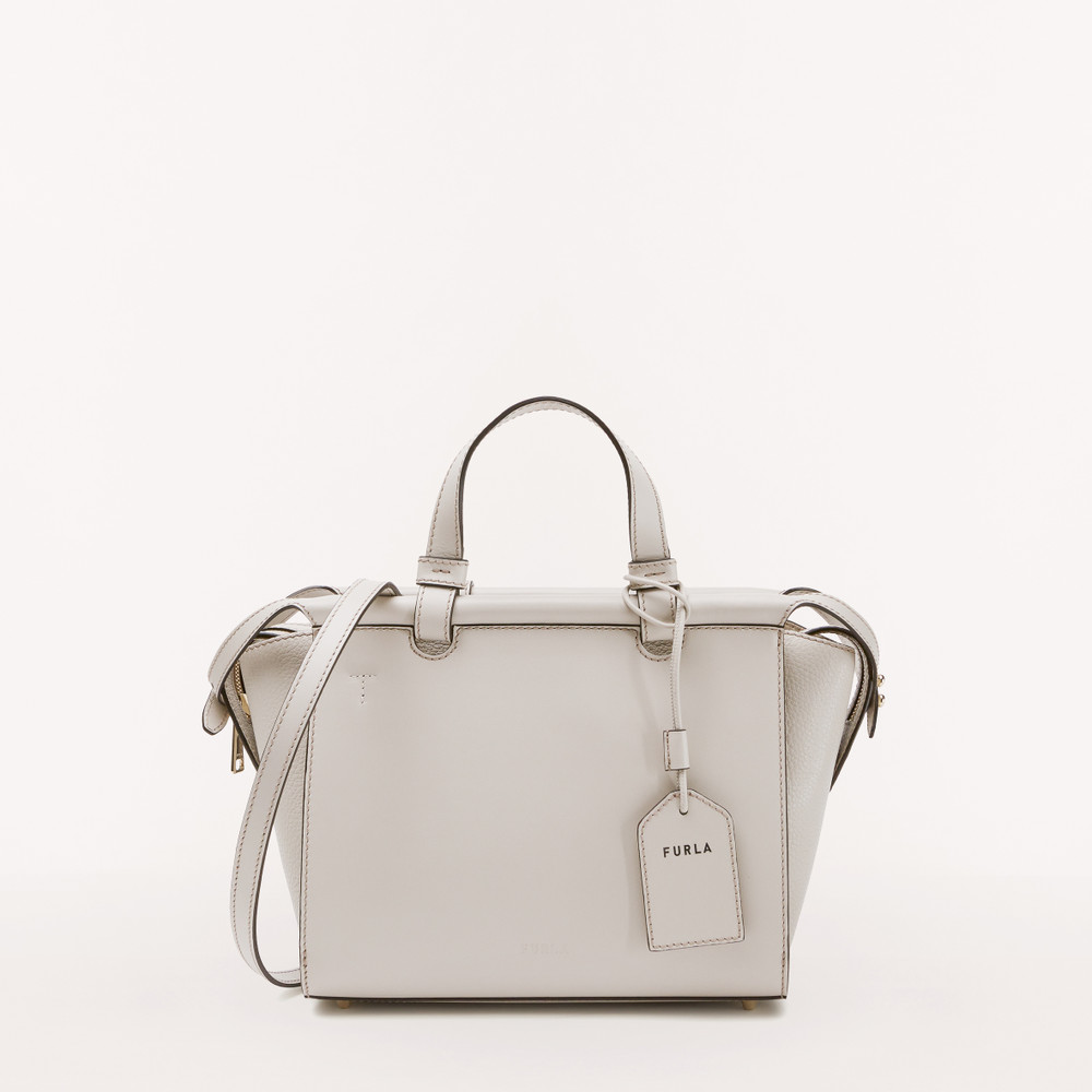 Women\'s Furla Archive Series 01 S Tote Bags Grey | 02915ZIRW