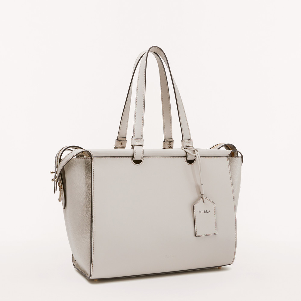 Women's Furla Archive Series 01 Shoulder Bags White | 89056KSAG