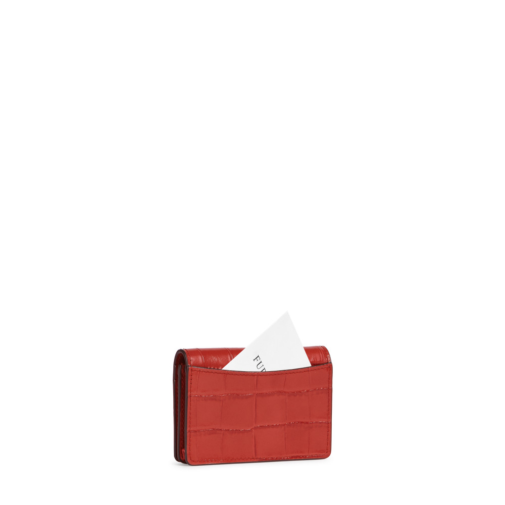 Women's Furla Babylon Card Holders Red | 04976DSAJ