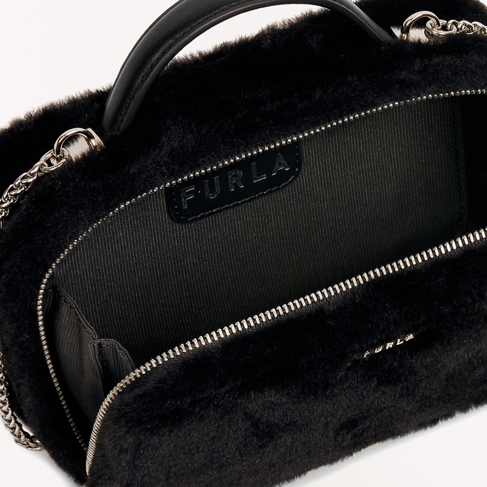 Women's Furla Babylon L Mini Bags Black | 78263BOLZ