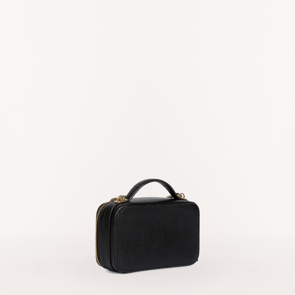 Women's Furla Babylon L Mini Bags Black | 83190XVUZ