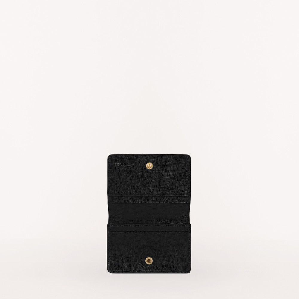 Women's Furla Babylon S Card Holders Black | 96014FADE