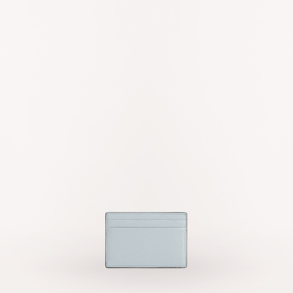 Women's Furla Babylon S Card Holders Blue | 42197YDOG