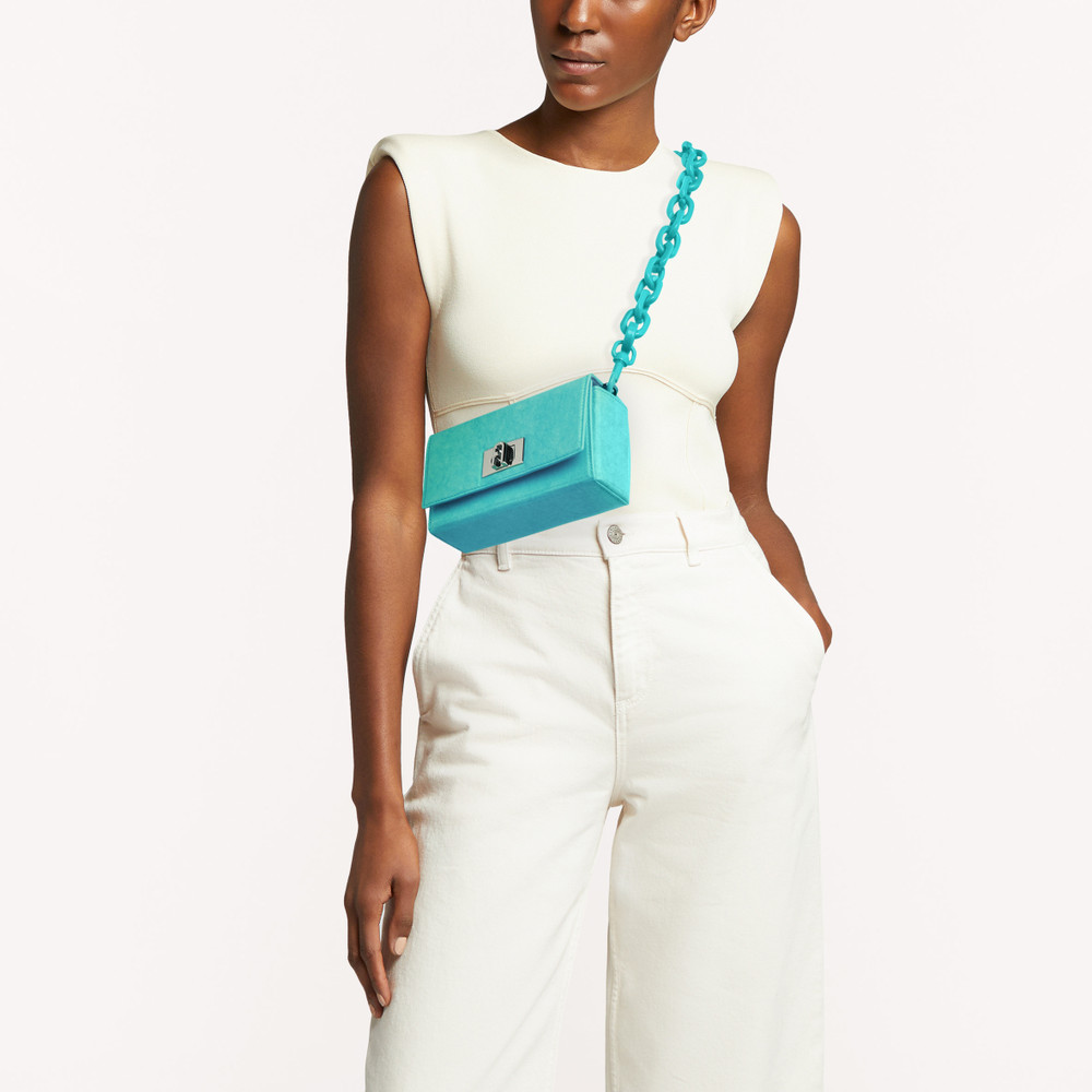 Women's Furla Bloom Shoulder Bags Turquoise | 47836ZSHM