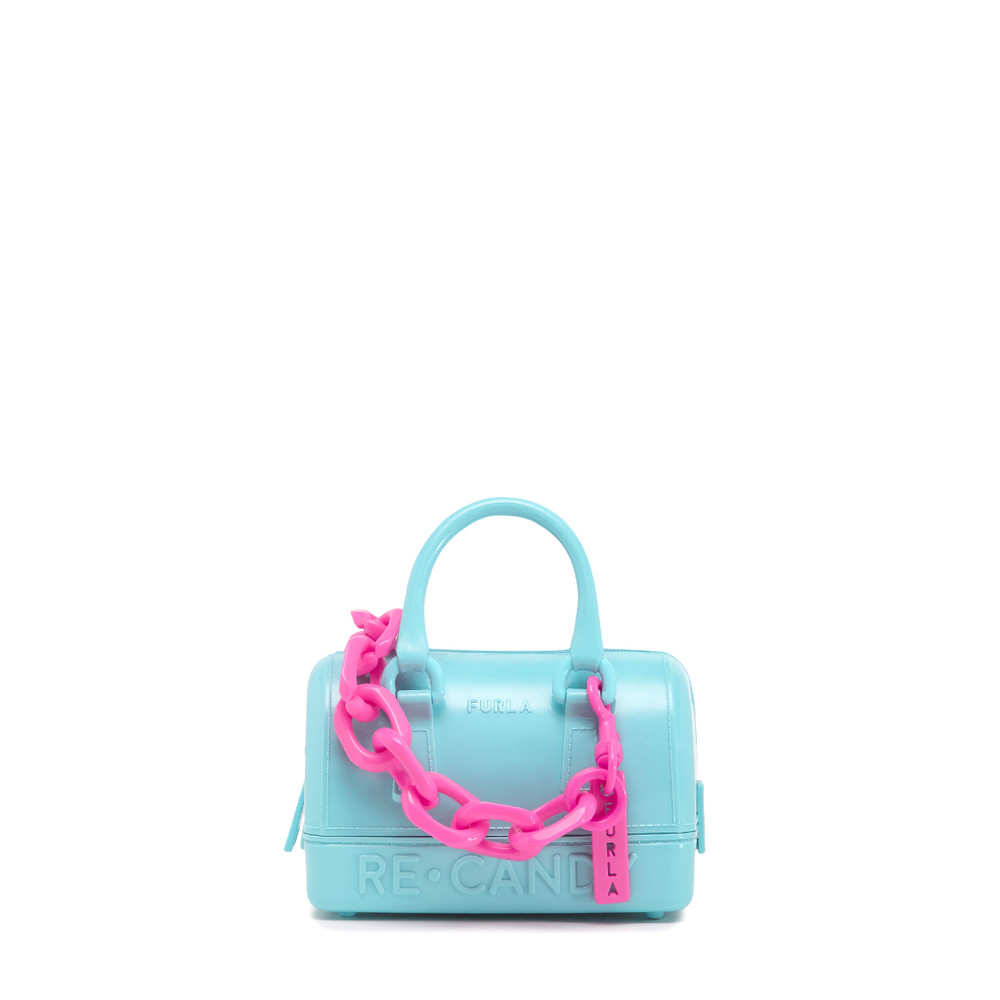 Women's Furla Candy M Top Handles Blue | 61807DKOA