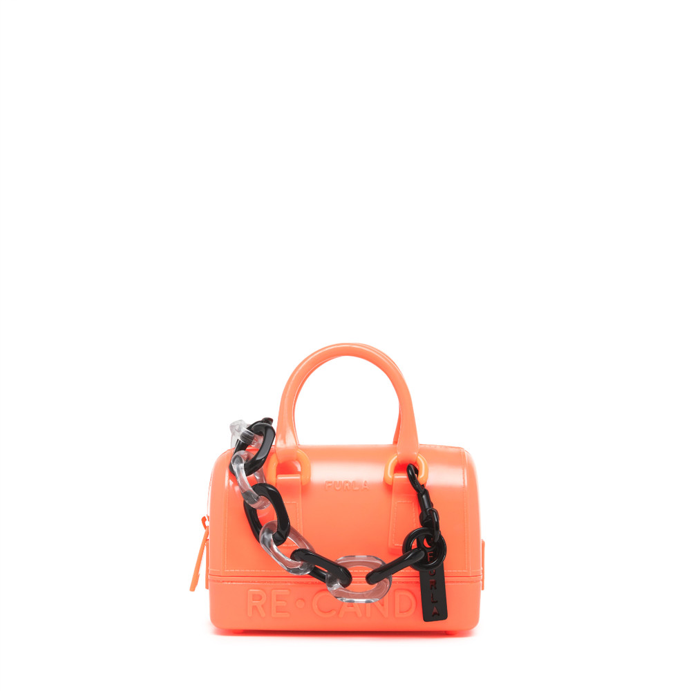 Women's Furla Candy M Top Handles Orange | 54163RFMJ