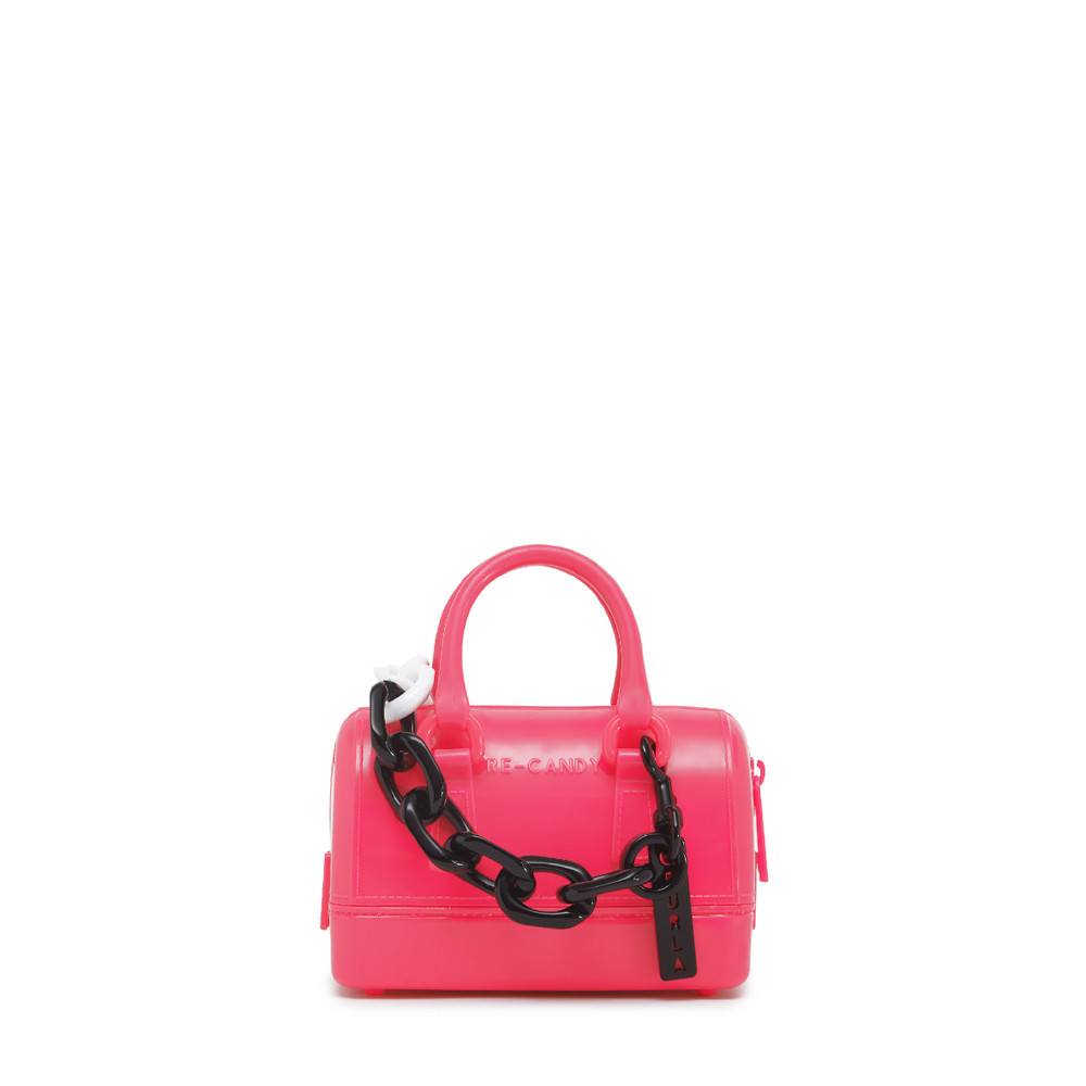 Women's Furla Candy M Top Handles Pink | 93187BUGJ