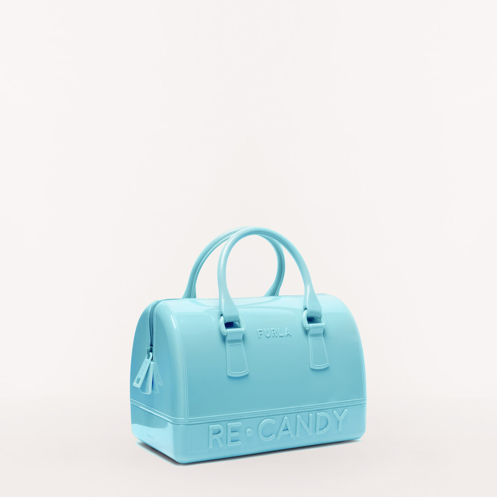 Women's Furla Candy S Top Handles Blue | 14062SWCZ