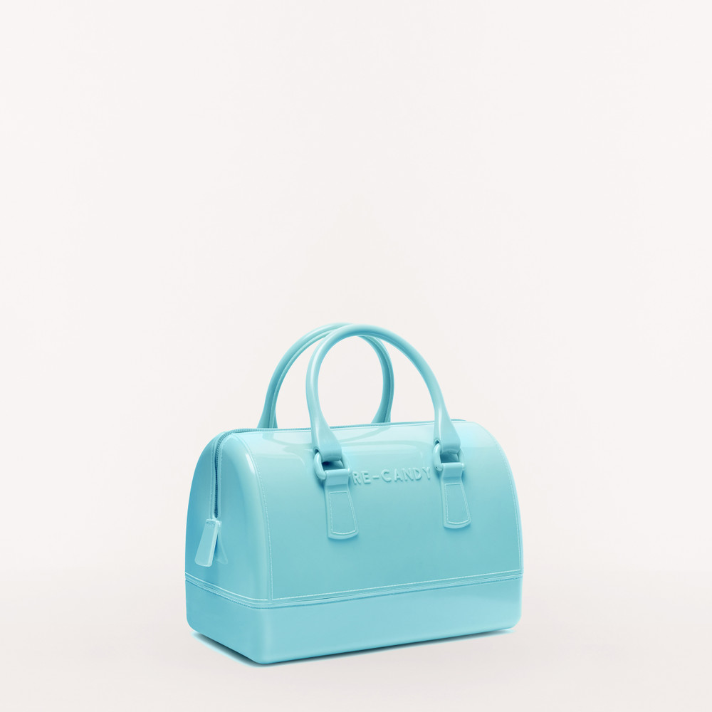 Women's Furla Candy S Top Handles Blue | 14062SWCZ