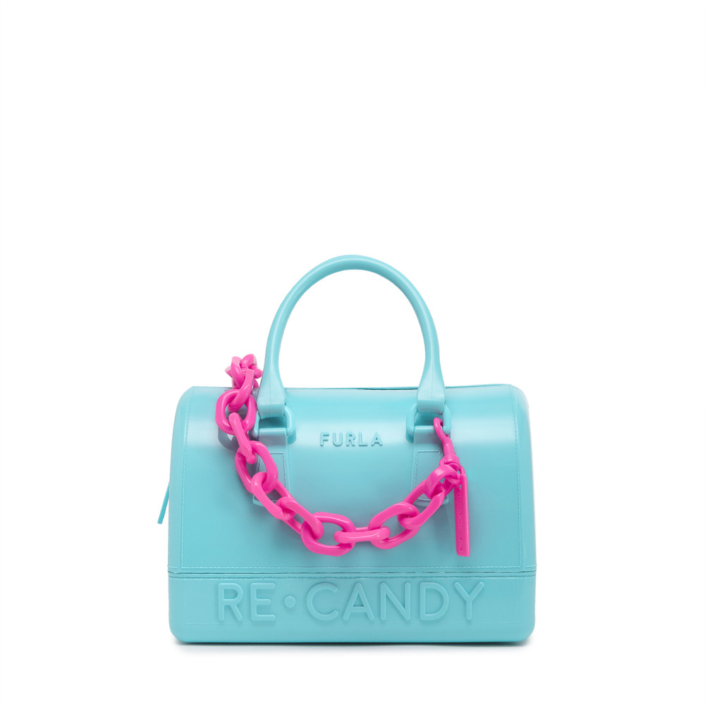 Women's Furla Candy S Top Handles Blue | 14062SWCZ