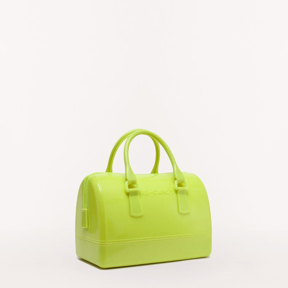 Women's Furla Candy S Top Handles Green | 79013RIXD