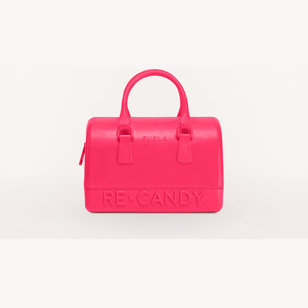 Women\'s Furla Candy S Top Handles Pink | 57021QXVA