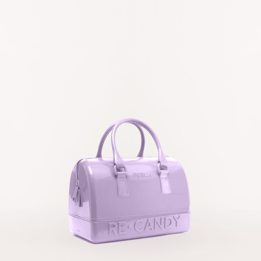 Women's Furla Candy S Top Handles Purple | 75981DCLE