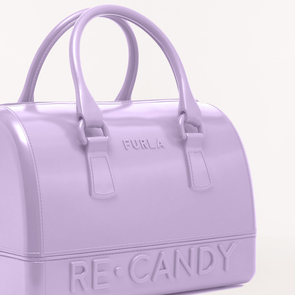 Women's Furla Candy S Top Handles Purple | 75981DCLE