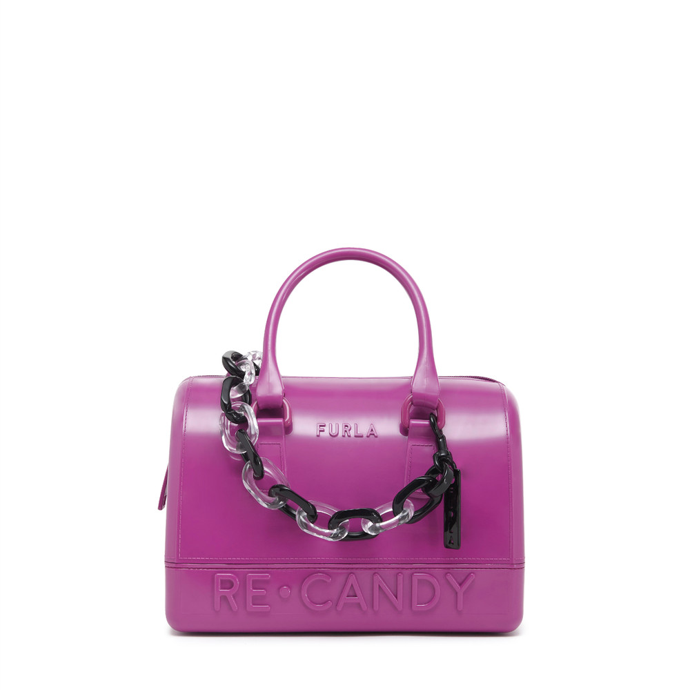 Women's Furla Candy S Top Handles Purple | 89706DMPV