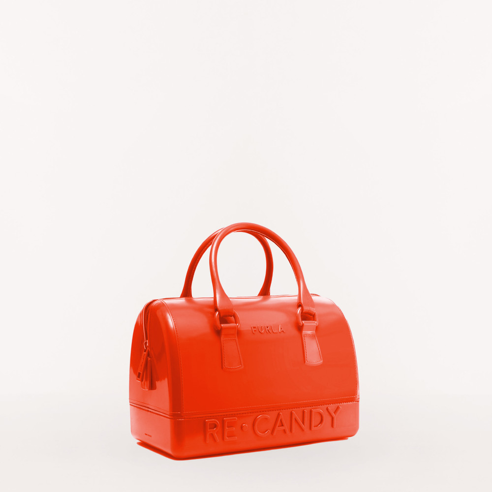 Women's Furla Candy S Top Handles Red | 24076XLAE