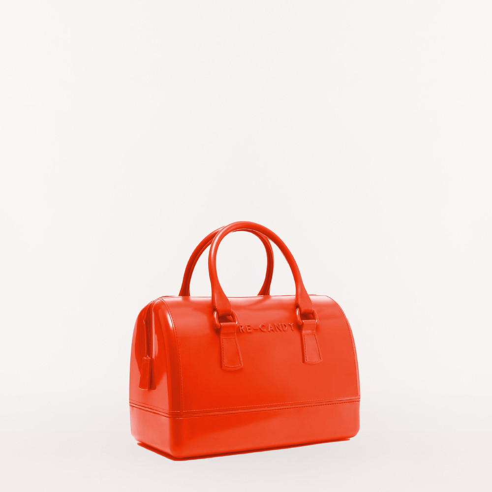 Women's Furla Candy S Top Handles Red | 24076XLAE