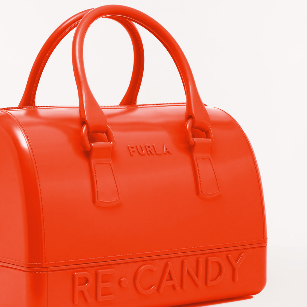 Women's Furla Candy S Top Handles Red | 24076XLAE