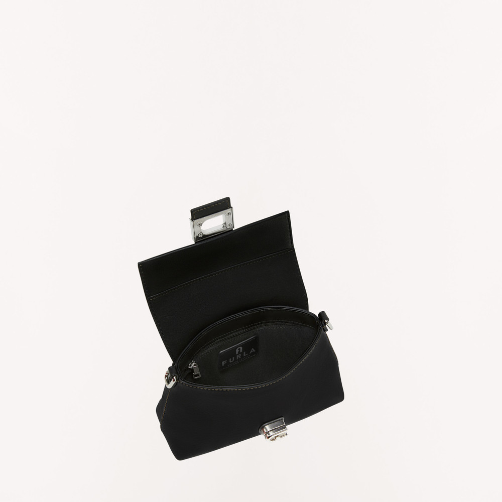 Women's Furla Charlotte L Mini Bags Black | 39275AKOB