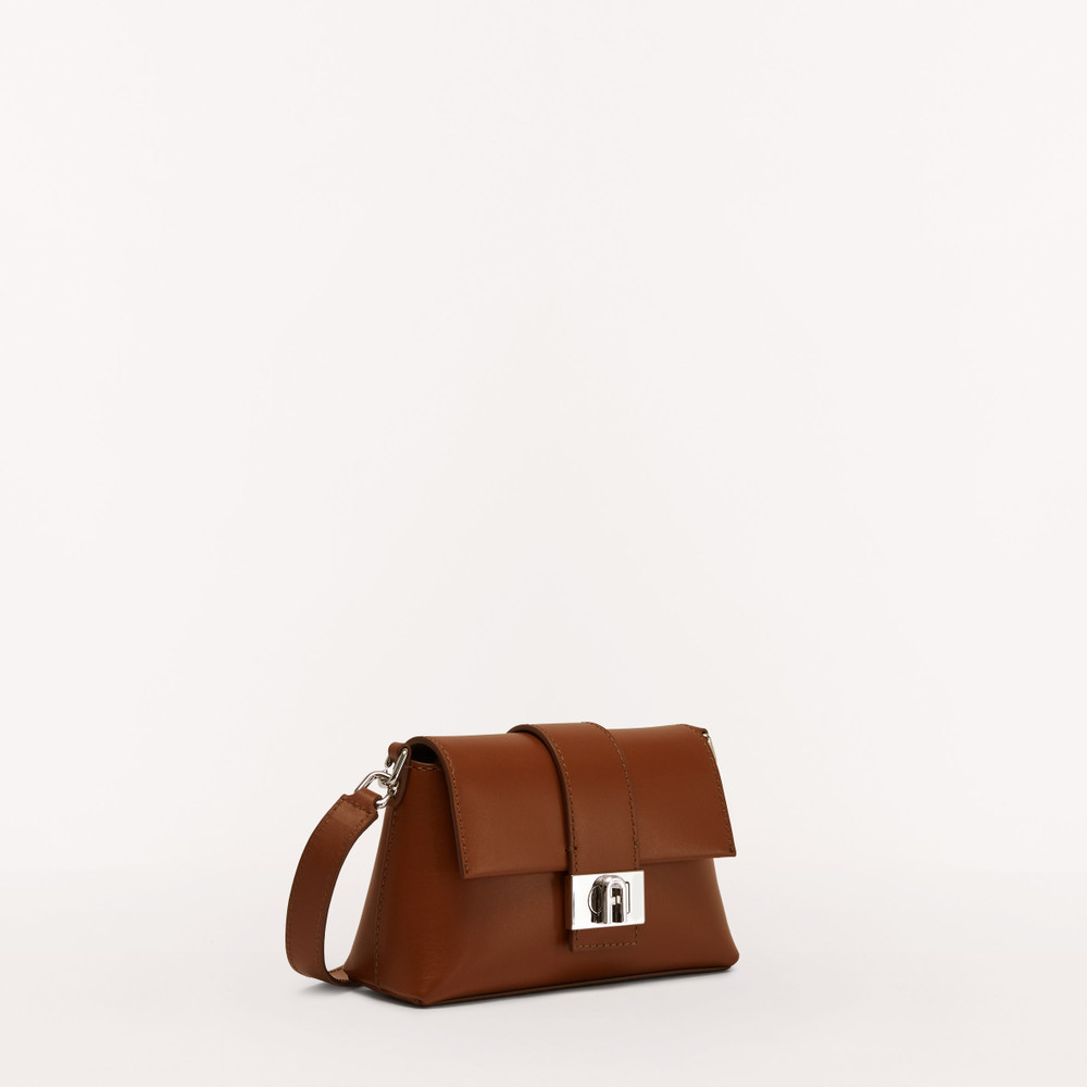 Women's Furla Charlotte L Mini Bags Brown | 39486UICV