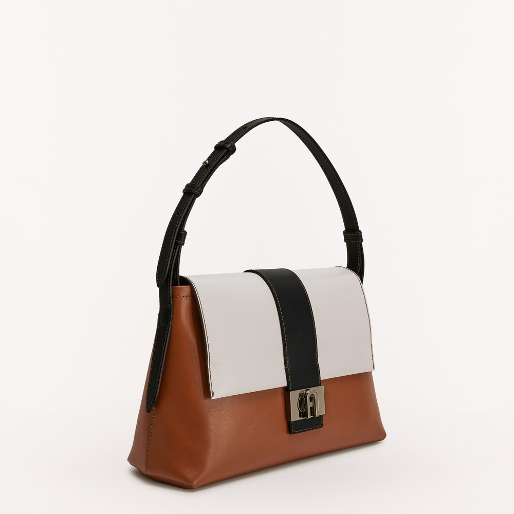 Women's Furla Charlotte M Shoulder Bags White | 53697WOAM