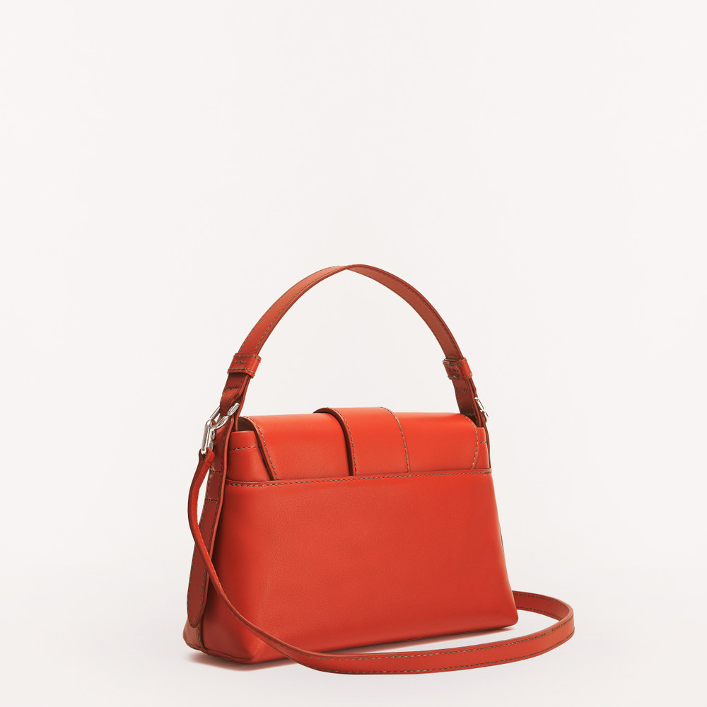 Women's Furla Charlotte S Shoulder Bags Red | 21854CTEI