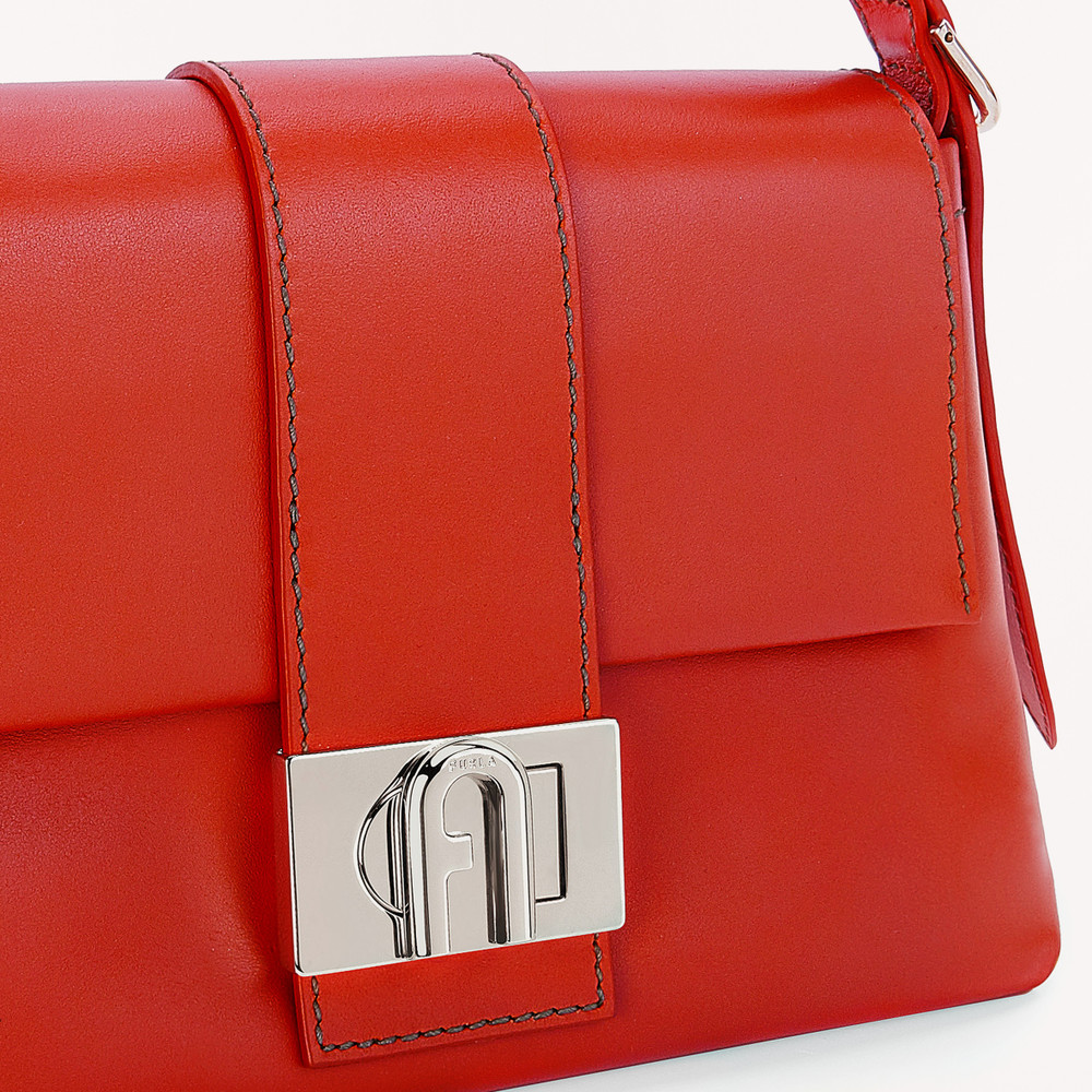 Women's Furla Charlotte S Shoulder Bags Red | 21854CTEI