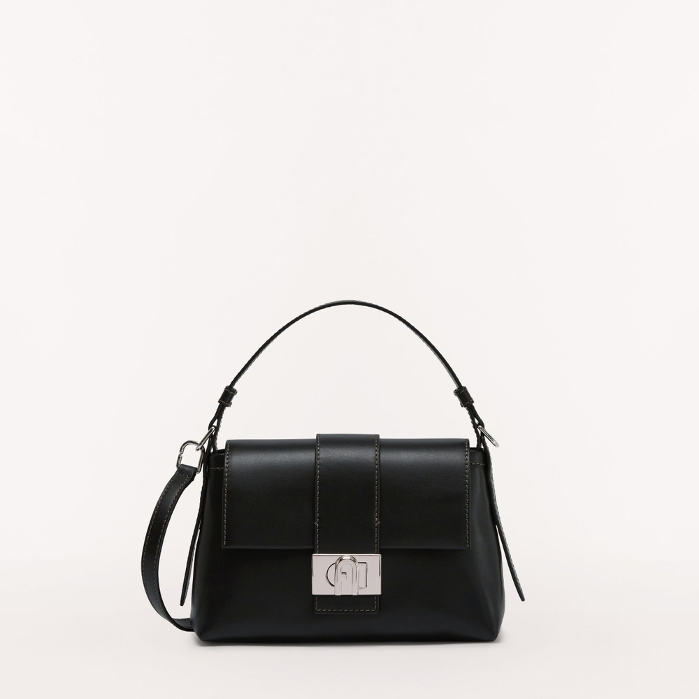 Women\'s Furla Charlotte S Shoulder Bags Black | 23647EZTG