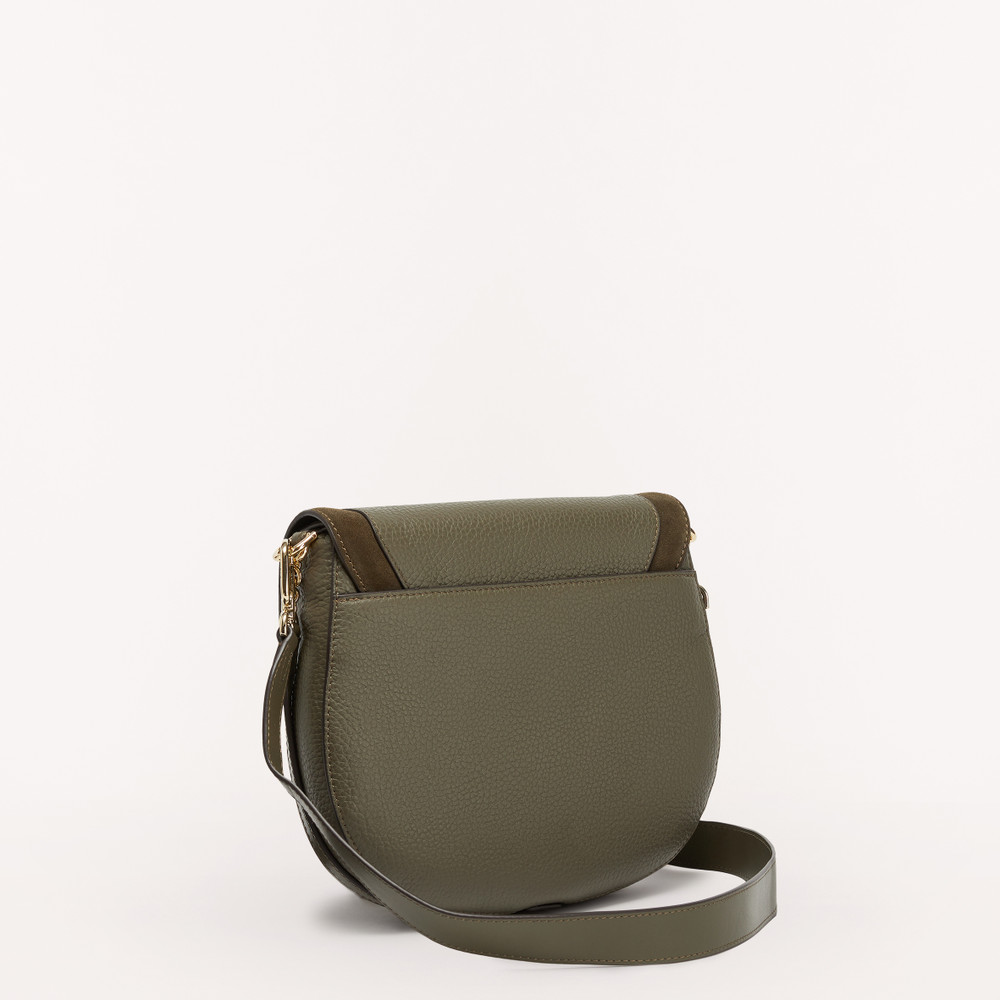 Women's Furla Club 2 S Crossbody Bags Olive | 86542ZGBO