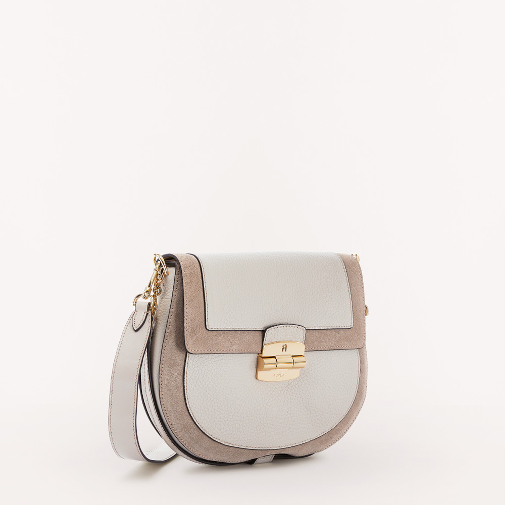 Women's Furla Club 2 S Crossbody Bags White | 75830PLSR