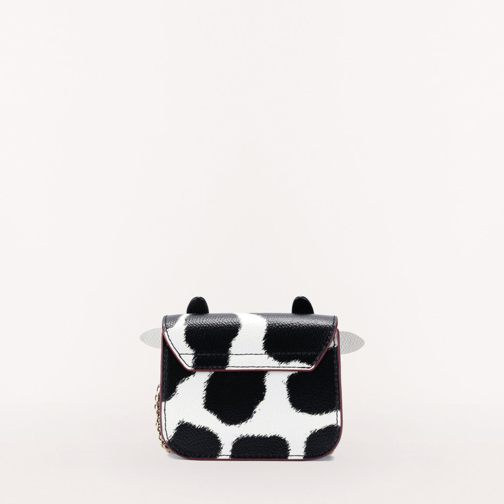 Women's Furla Cny 2021 Mini Bags Black White | 94325SNLD