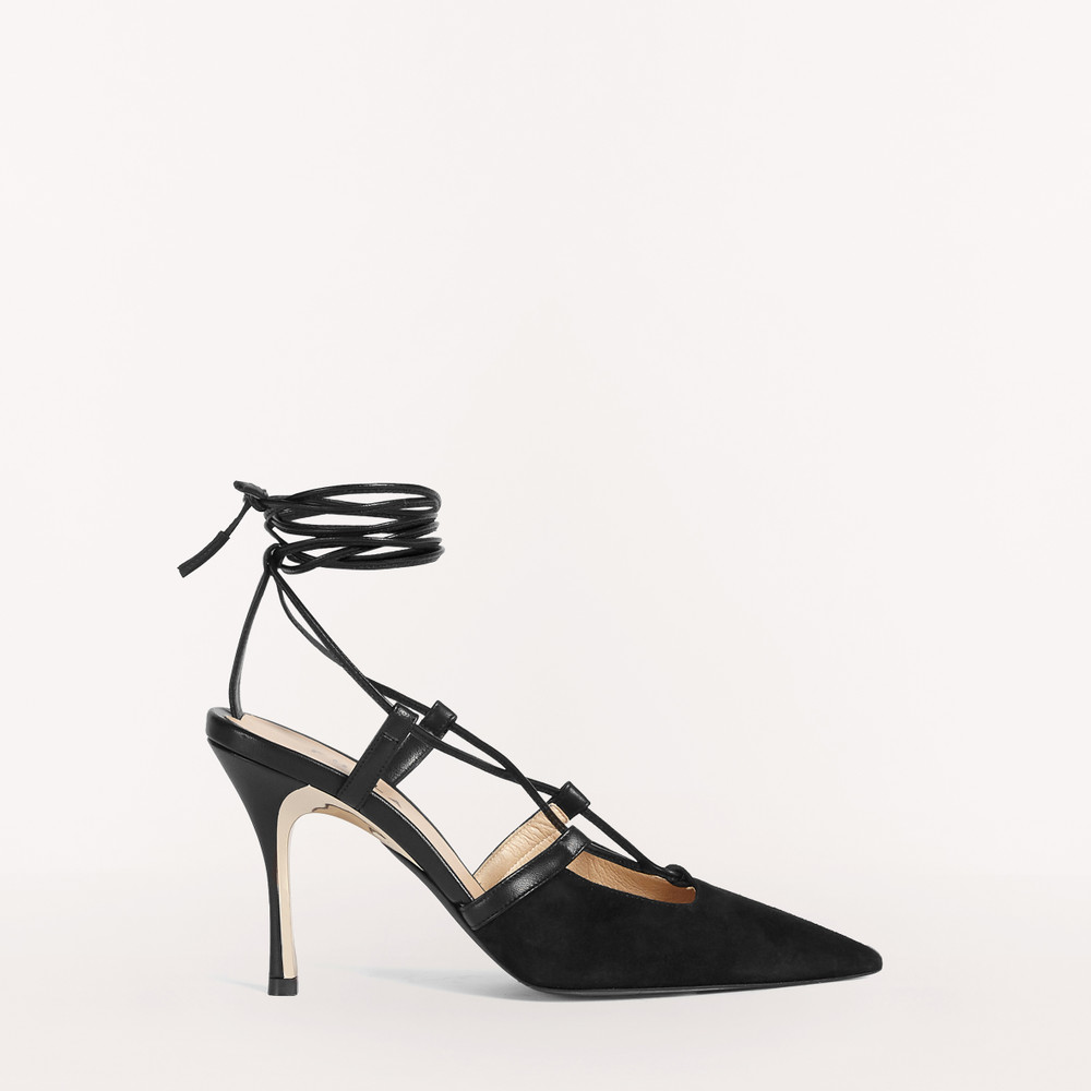 Women's Furla Code Sandals Black | 39068BUKP