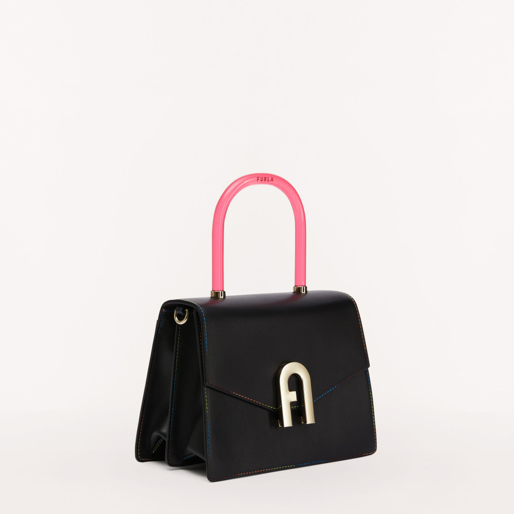 Women's Furla Elettra S Top Handles Black | 06284LPQB