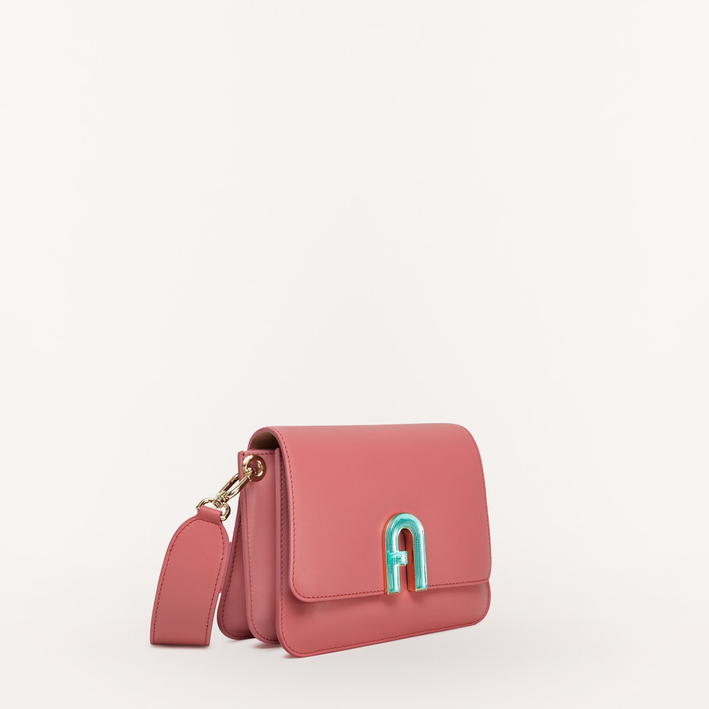 Women's Furla Gemma Shoulder Bags Pink | 45637FCVD