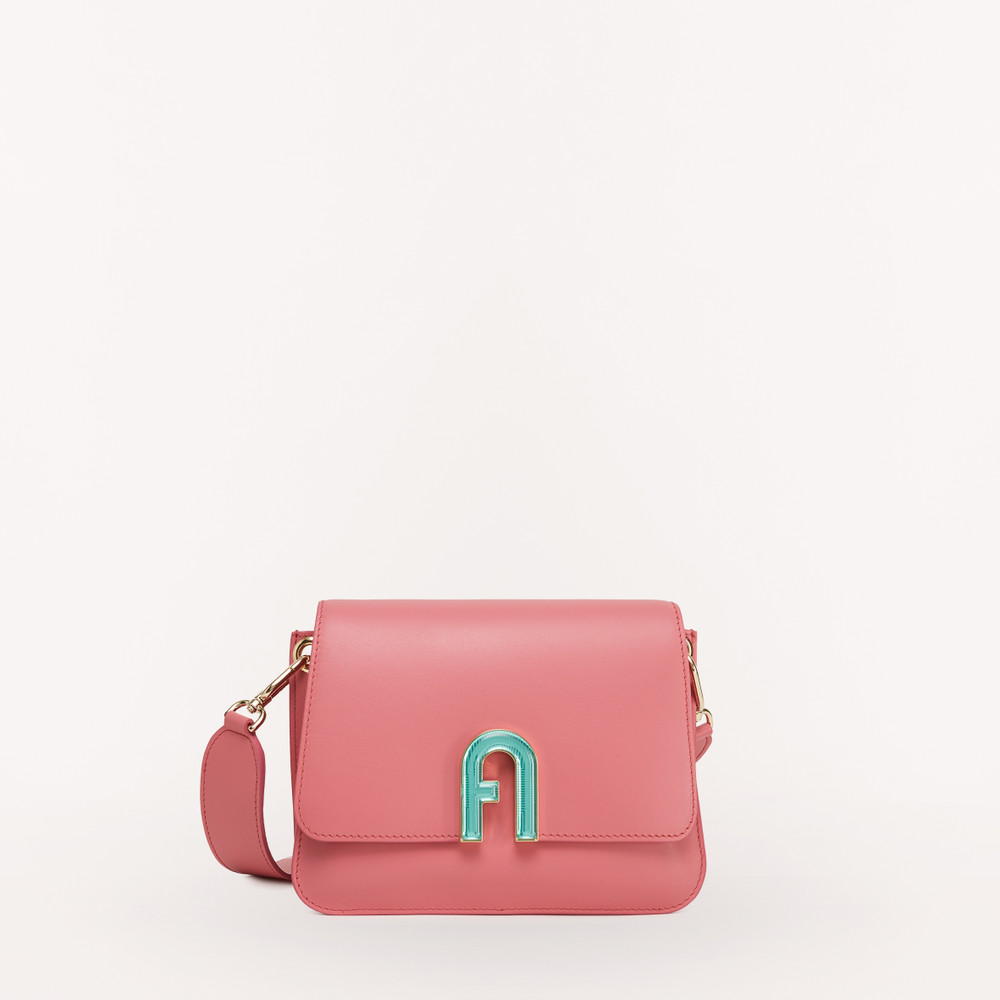 Women\'s Furla Gemma Shoulder Bags Pink | 45637FCVD