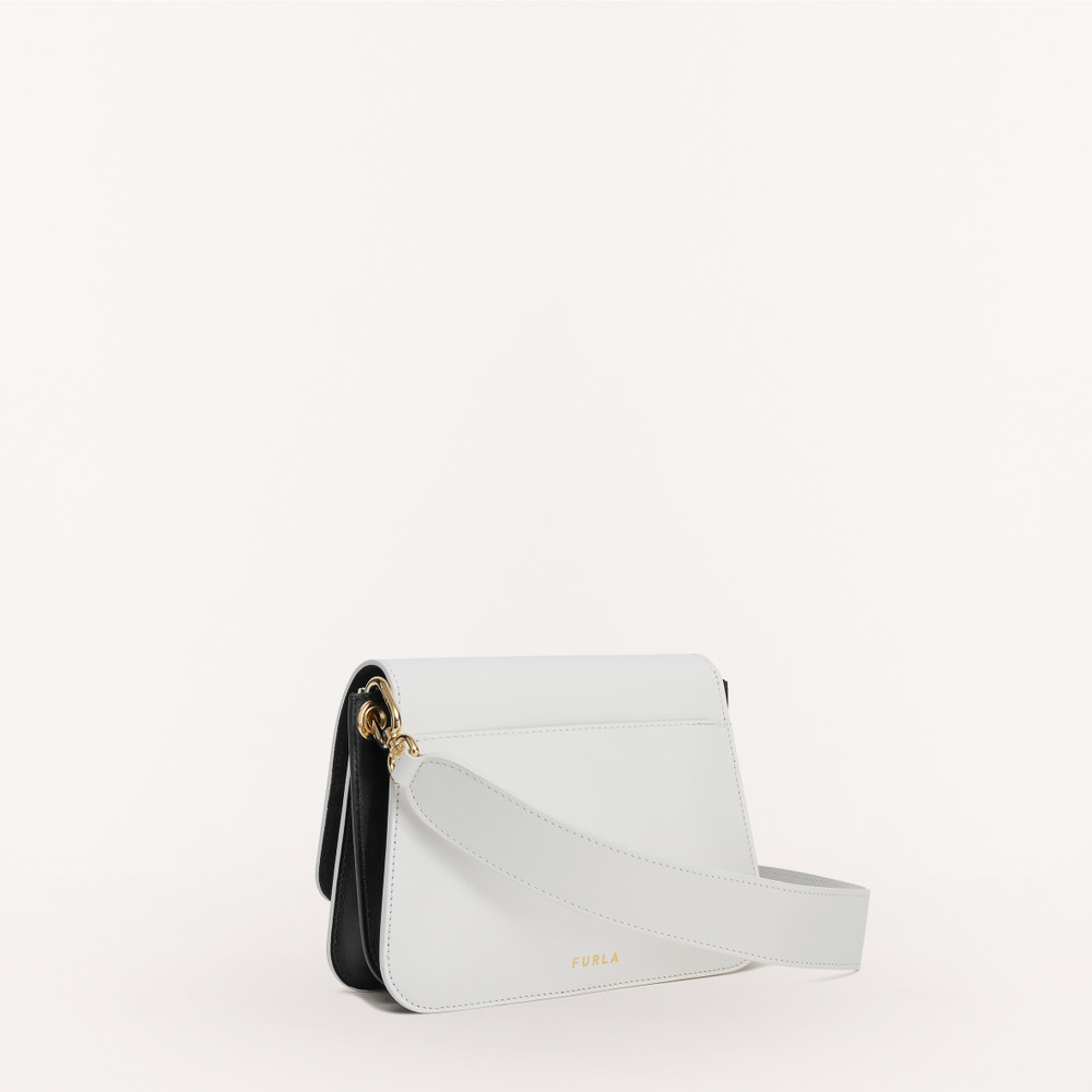 Women's Furla Gemma Shoulder Bags White | 30297ENIH