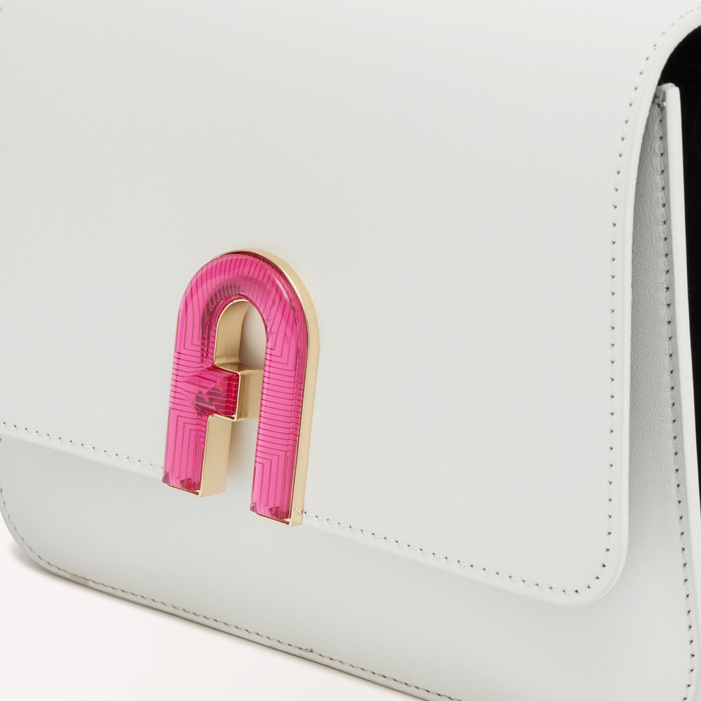 Women's Furla Gemma Shoulder Bags White | 30297ENIH