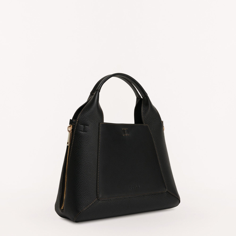 Women's Furla Gilda M Tote Bags Black | 72046CPZX