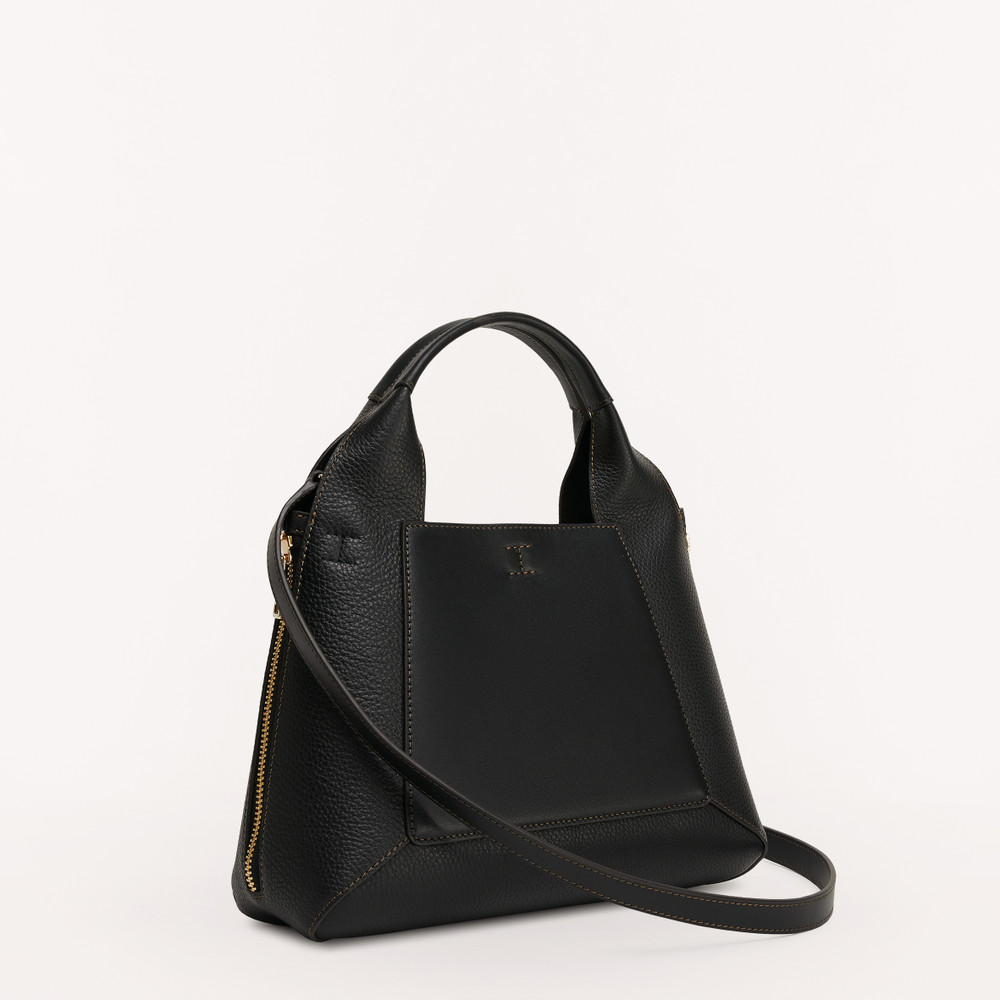 Women's Furla Gilda M Tote Bags Black | 72046CPZX