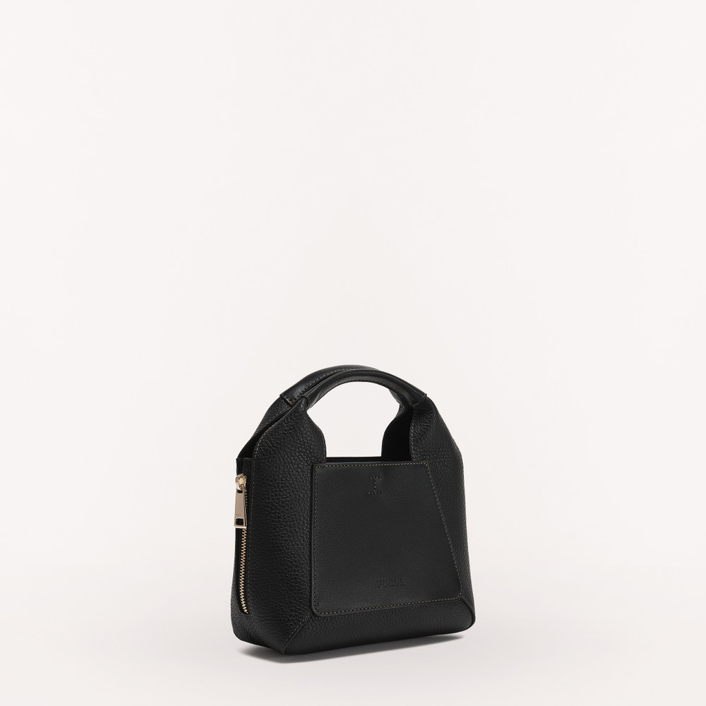 Women's Furla Gilda Tote Bags Black | 01785DJUA