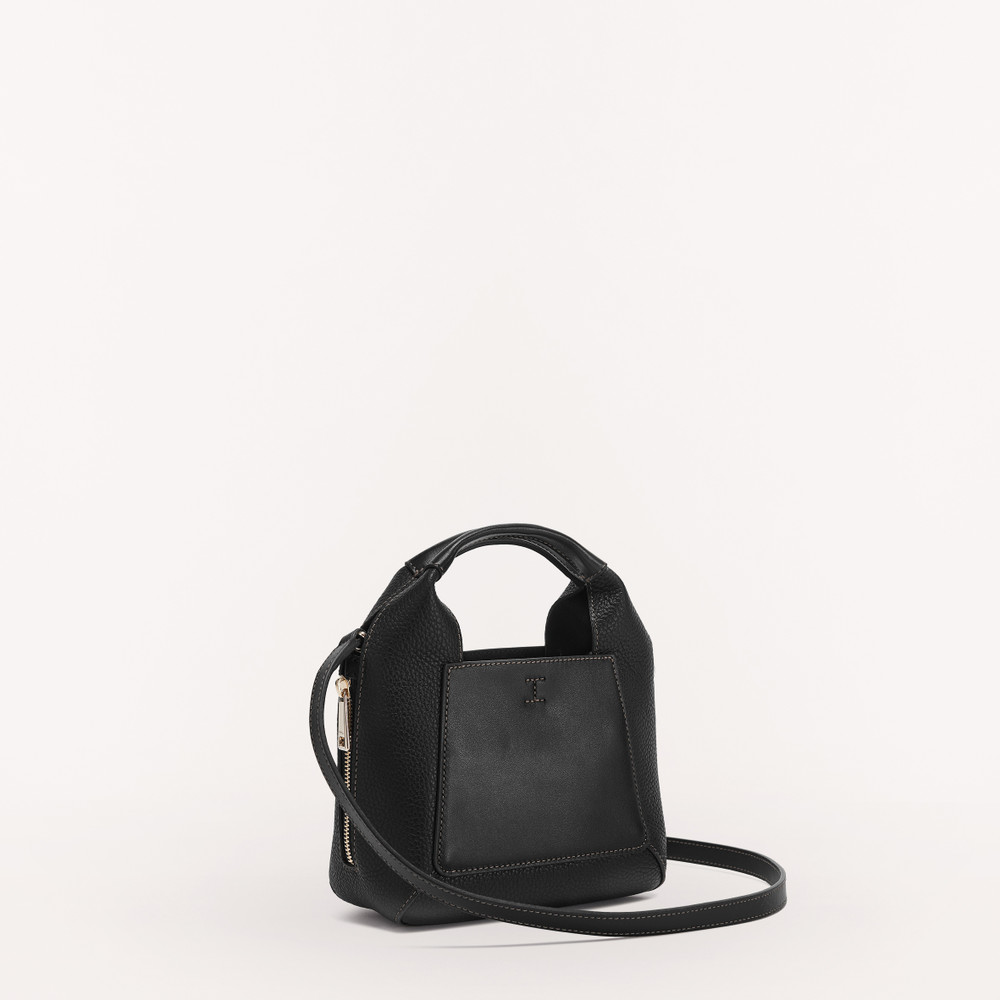 Women's Furla Gilda Tote Bags Black | 01785DJUA