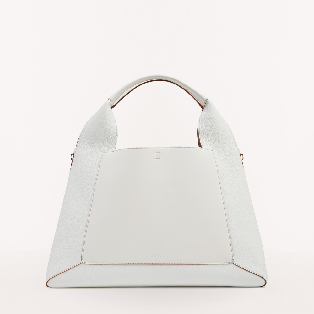 Women\'s Furla Gilda Xl Tote Bags White | 32185HWOV