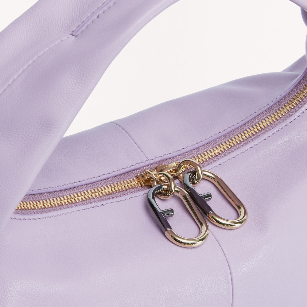 Women's Furla Ginger S Hobo Bags Purple | 32571GTSI