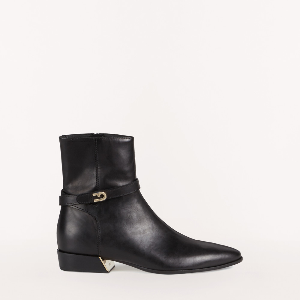 Women's Furla Grace Boots Black | 30267NTSI