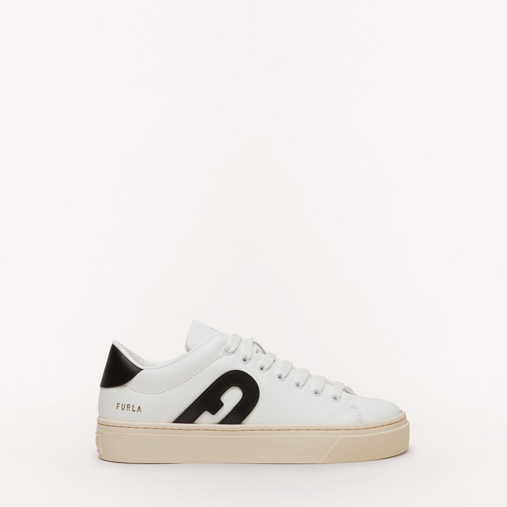 Women's Furla Joy Sneakers White | 98731VHGP